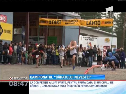 Campionatul "Căratul Nevestei", tot mai popular de la un an la altul