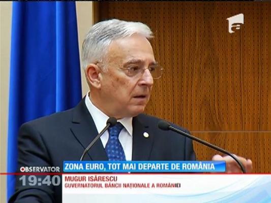 Zona Euro, tot mai departe de România