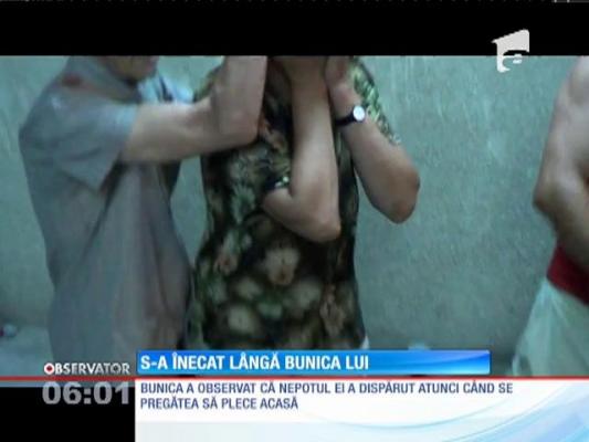 Un copil din Reşiţa s-a înecat lângă bunica lui