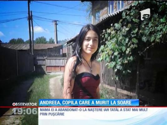 Andreea, copila de 14 ani, din Argeş, care a murit la soare