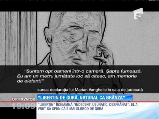 Marian Vanghelie le-a spus judecătorilor să-l elibereze