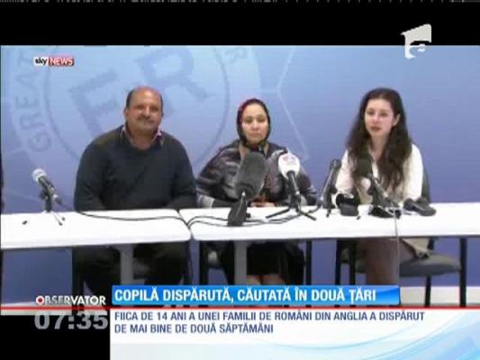 O copilă din România, căutată în Anglia și Spania