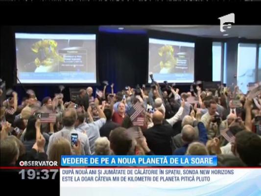 Vedere de pe Pluto, a noua planetă de la soare