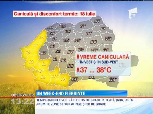 Cod galben de caniculă în toată ţara!