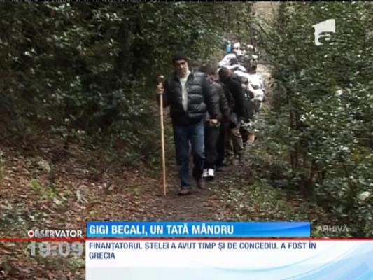 Gigi Becali, un tată fericit! Fiica lui, Alexandra, se pregăteşte pentru admiterea la Facultatea de Drept.