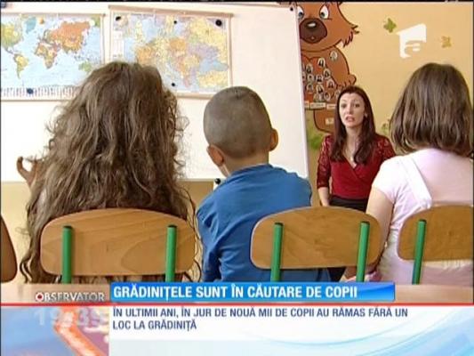 Grădinițele sunt în căutare de copii