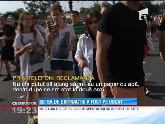 Plângeri după concertul lui Robbie Williams