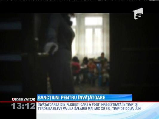 Învăţătoarea din Ploieşti, înregistrată în timp îşi ameninţa elevii, a fost sancţionată