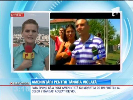 Ameninţări pentru tânăra violată din Vaslui