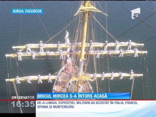 Emoţii în Portul Militar Constanţa. Bricul Mircea s-a întors acasă