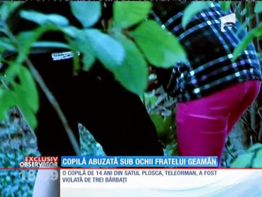 O copilă de 14 ani din Teleorman, violată de faţă cu fratele său geamăn