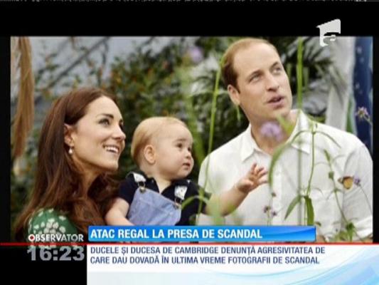 Familia regală britanică, atac la presa de scandal. Prinţul George este urmărit peste tot