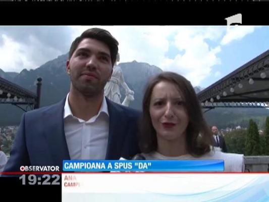 Campioana mondială Ana Maria Brânză s-a căsătorit