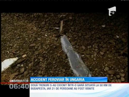 Accident feroviar în Ungaria