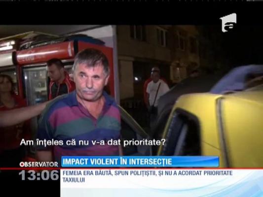 O soferiță brăileancă, aflată sub influența alcoolului, a creat haos într-o intersecție