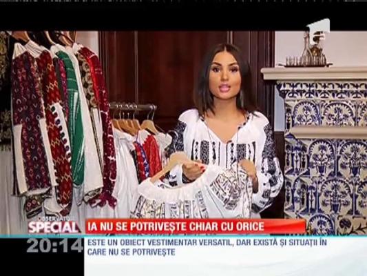 Special! Cu ce NU se asortează ia tradițională