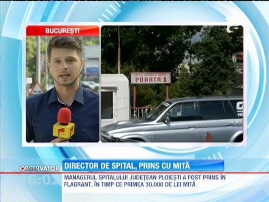 Managerul Spitalului de Urgenţă din Ploieşti, reţinut de DNA pentru luare de mită