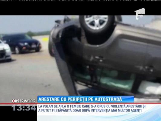 Arestare cu peripeţii pe autostradă din SUA