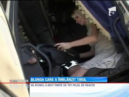 Crina, şoferiţa sexy de TIR din România