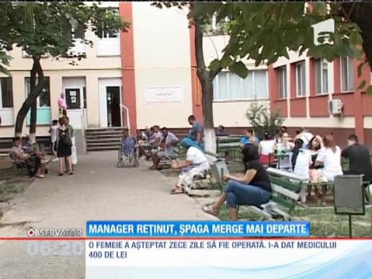 Managerul spitalului din Ploieşti reţinut, dar şpaga merge mai departe