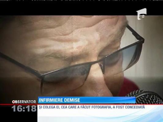 Infirmiera care s-a fotografiat lângă Gabriel Cotabiţă, concediată de la Spitalul Floreasca