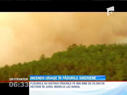 Incendiu de amploare în Siberia