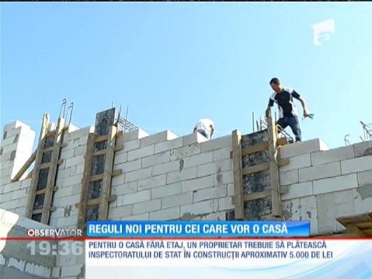 ATENŢIE! Reguli noi pentru cei ce vor să-şi facă o casă la ţară