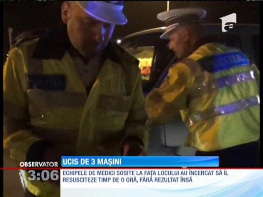 Iaşi: Un bărbat a murit după ce a fost călcat de trei maşini