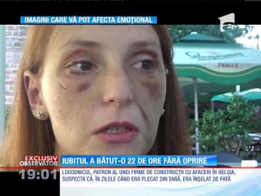 IMAGINI ȘOCANTE! O tânără din Timiş a fost bătută de iubit timp de 22 de ore