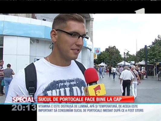 SPECIAL! Sucul de portocale face bine la creier