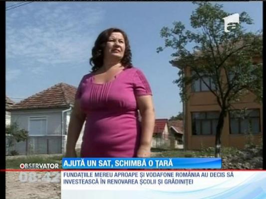 Proiectul "Ajută un sat, schimbă o ţară", în sprijnul elevilor şi profesorilor din Chişlaz