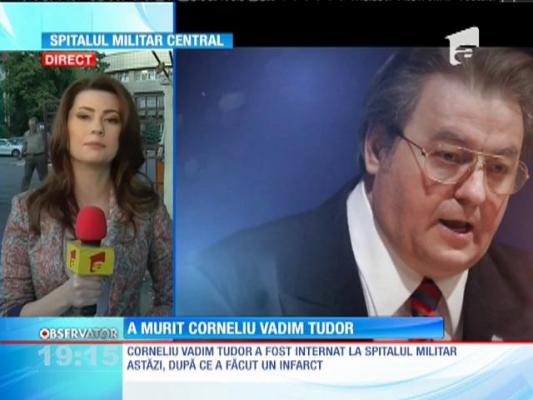 Corneliu Vadim Tudor a murit