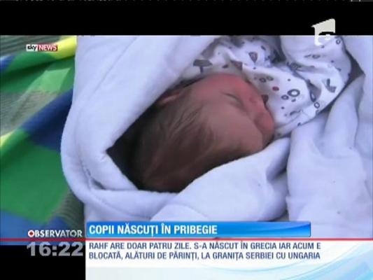 Bebelușul unei refugiate din Siria s-a născut în Grecia. Pe hârtie, copila nu există