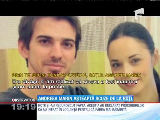 Bărbaţii care i-au spart casa Andreei Marin nu ştiau unde dau lovitura