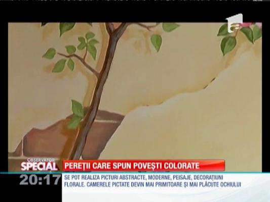 Special! Pictura pe perete, ultima tendinţă în materie de decoraţiuni interioare a casei