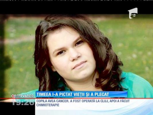 Timea, eleva Şcolii de Artă din Oradea, a murit la 16 ani. Boala n-a avut milă