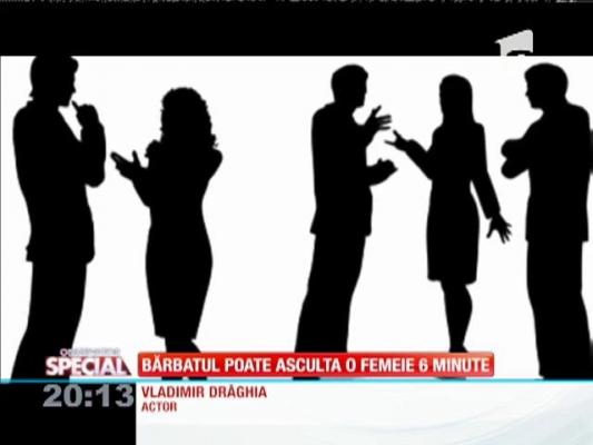 Special! Bărbaţii nu sunt în stare să discute cu o femeie mai multe de 6 minute