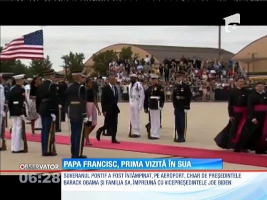 Papa Francisc, prima vizită în SUA