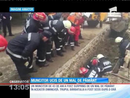 Un muncitor din Târgovişte a fost ucis de un mal de pământ