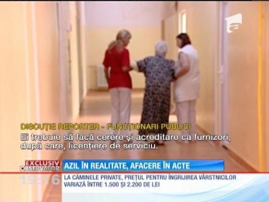 Azilurile de bătrâni fără niciun fel de autorizaţie sau aviz, afaceri extrem de profitabile