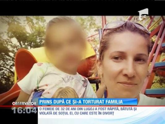 Bărbatul din Lugoj care şi-a răpit, violat şi bătut soţia a fost prins de poliţişti