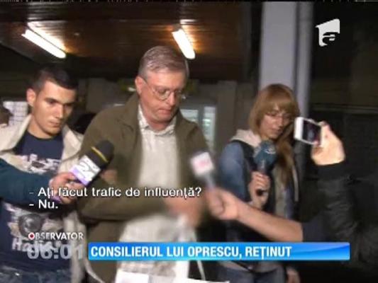 Fostul consilier al lui Sorin Oprescu a fost reţinut de DNA