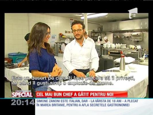 SPECIAL! Simone Zanoni, cel mai bun chef, a gătit pentru echipa OBSERVATOR SPECIAL