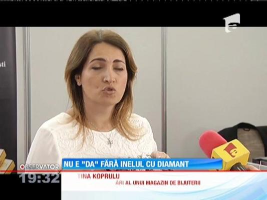 Preţul unui inel de logodnă cu diamant începe de la 1100 de lei şi poate depăşi 30.000 de lei