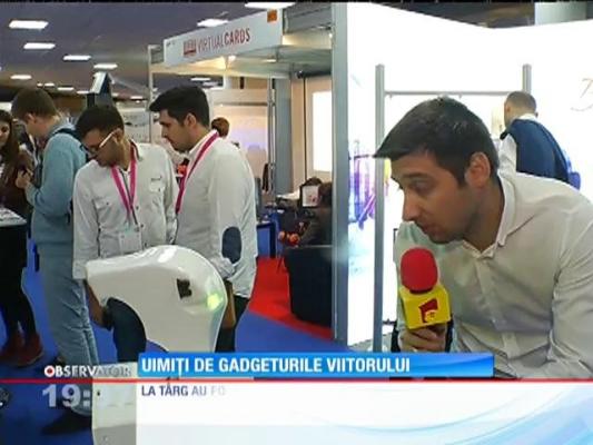 Robotul Gigi al treilea a făcut senzaţie la cel mai mare târg IT din România