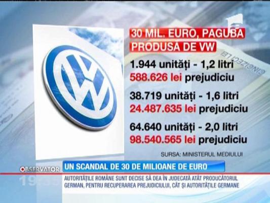 Care e valoarea prejudiciului adus de Volkswagen statului român? Suma e URIAȘĂ!