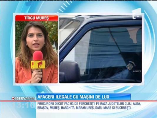 Afaceri ilegale cu maşini de lux în Capitală