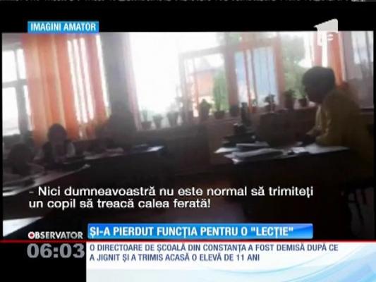 O copilă de 11 ani a fost scoasă în faţa clasei şi jignită de profesoară pentru că a îndrăznit să poarte o fustă cu floricele