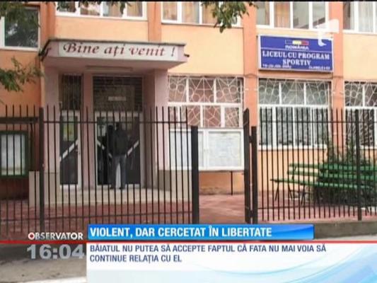 Adolescentul care a încercat să-şi ucidă iubita, cercetat în stare de libertate