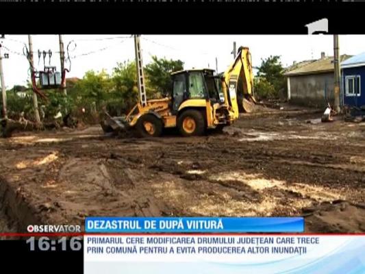 Dezastrul de după viitura din comuna constănţeană Corbu